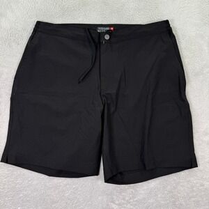 Thousand Miles Hybrid Training Shorts Black Mens Large Elastic Waist Activewear‎